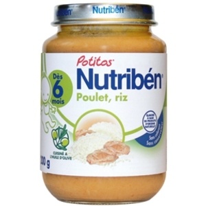 Dinh dưỡng đóng lọ Nutriben Cơm thịt 200g hình 1