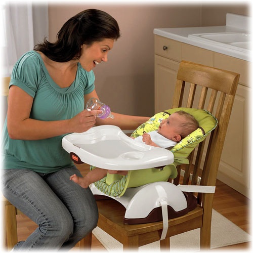 Ghế ăn cho bé Fisher Price Space Saver High Chair X1465 hình 1