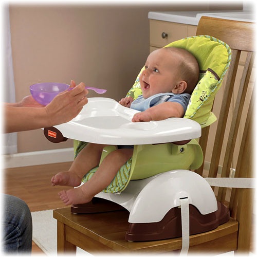 Ghế ăn cho bé Fisher Price Space Saver High Chair X1465 hình 2