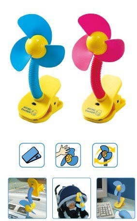 Quạt gắn xe đẩy cho bé KU5378 hình 1