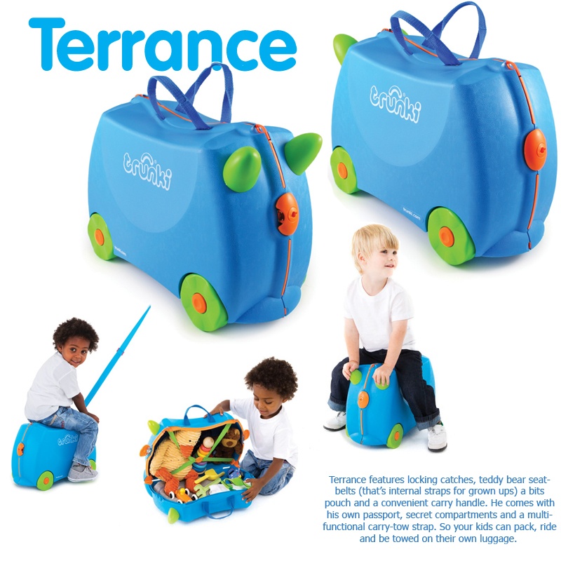 Xe Vali du lịch Trunki dành cho bé (màu cam) - Mỹ hình 5