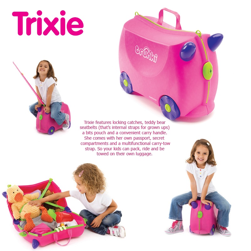 Xe Vali du lịch Trunki dành cho bé (màu cam) - Mỹ hình 4
