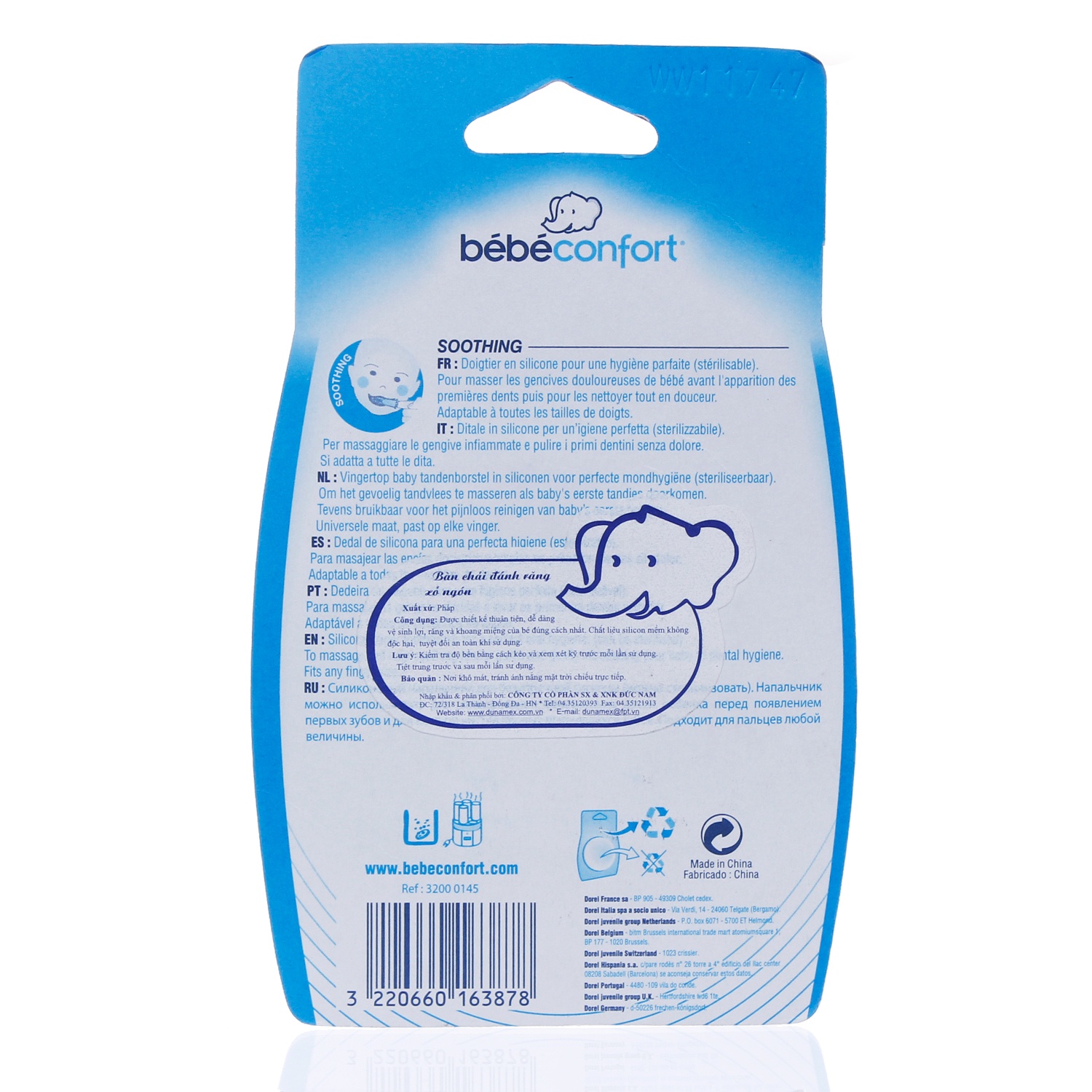 Bàn chải xỏ ngón Bebe confort 00145 hình 1