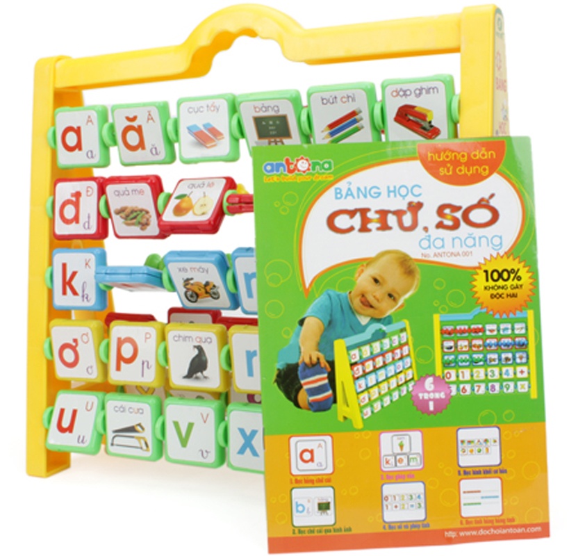 Bảng học chữ số đa năng 6 trong 1 DCAT 001 hình 3