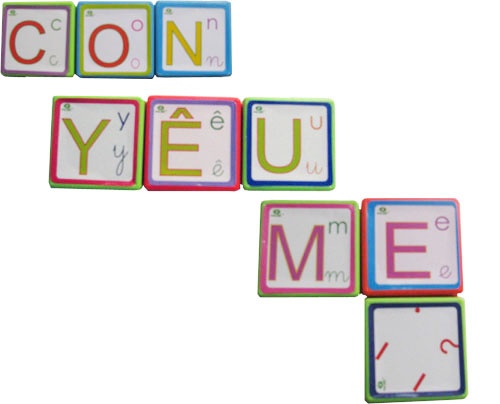 Bảng chữ cái đa năng 6 trong 1 thông minh cùng bé