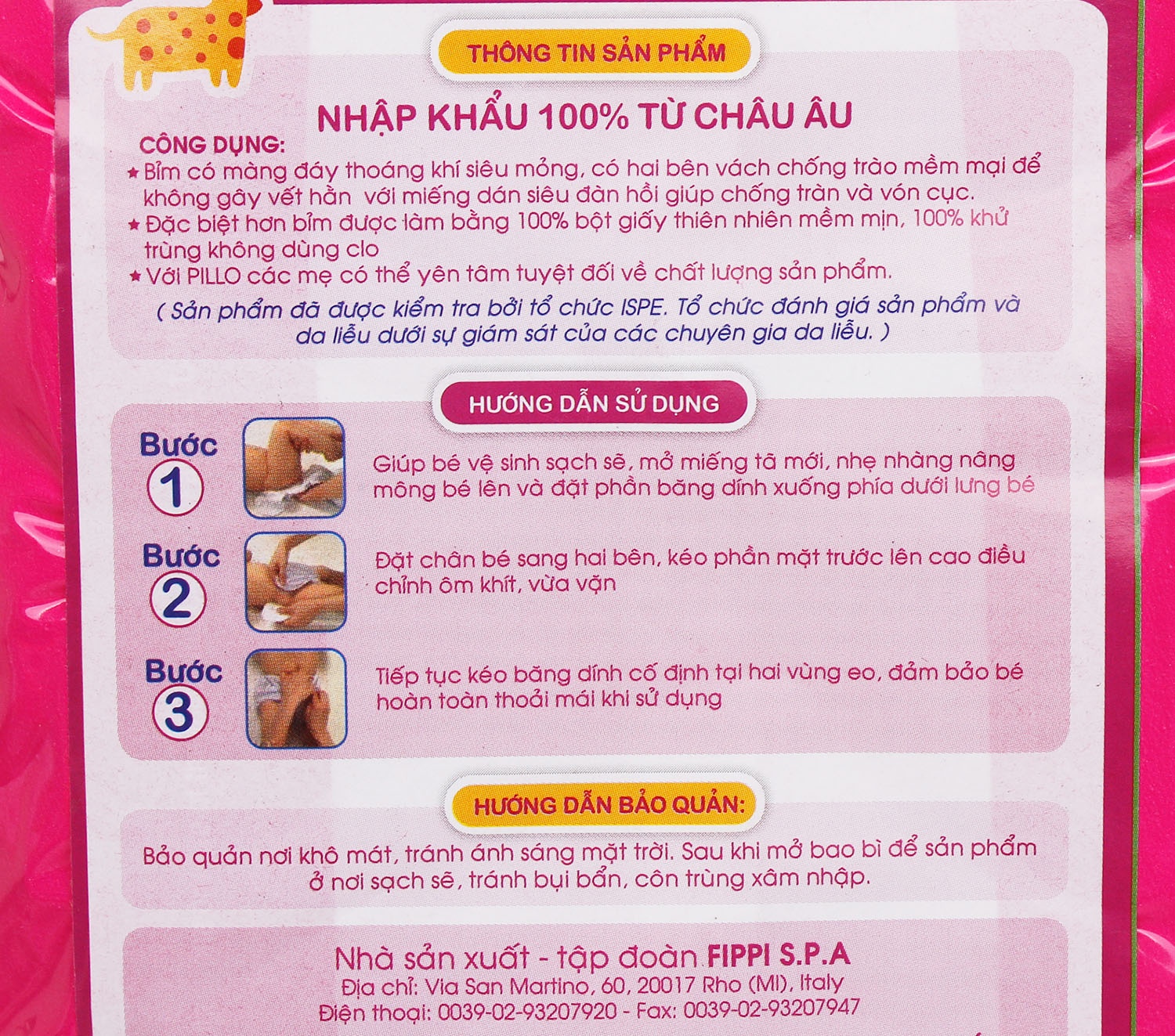 Bỉm Pillo Junior số 5 cho bé 11 - 25kg hình 5