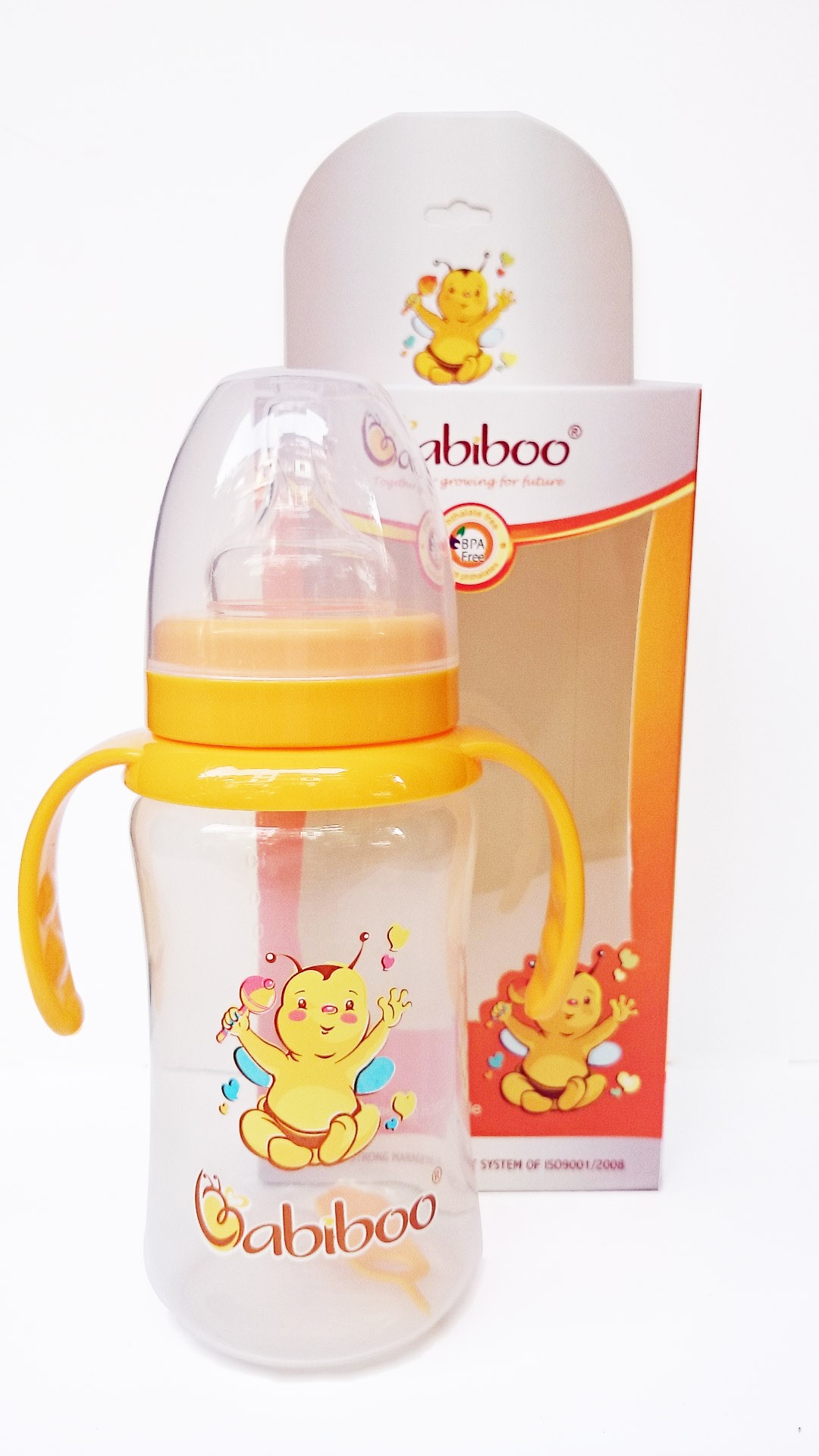 Bình sữa Babiboo cổ rộng nhựa PP 280ml hình 1