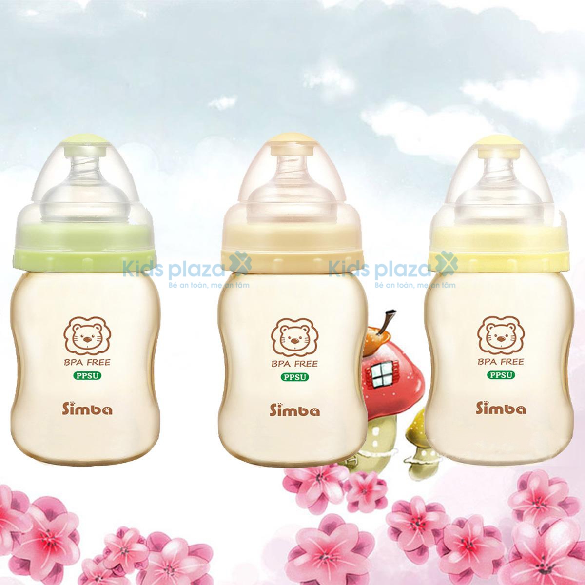 Bình sữa hồ lô 200ml Simba S6186  hình 3