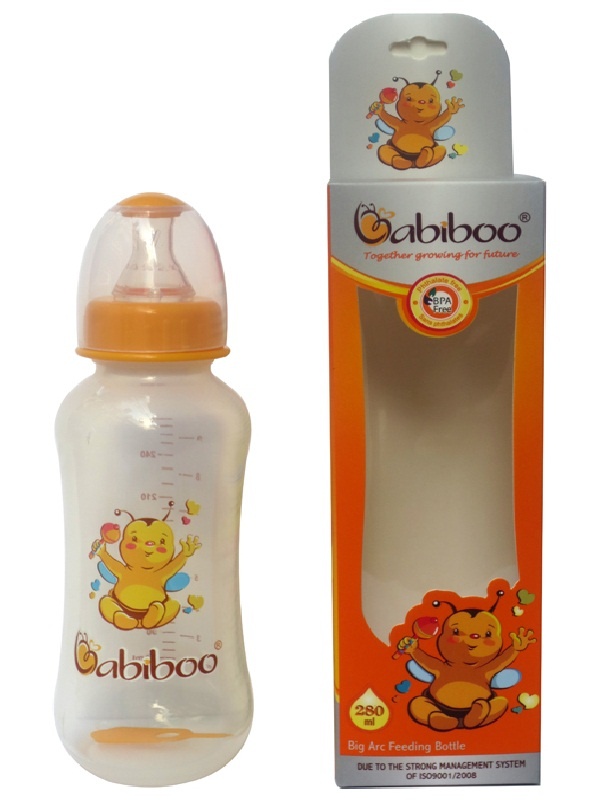 Bình sữa Babiboo cổ nhỏ 280ml BA805 hình 1