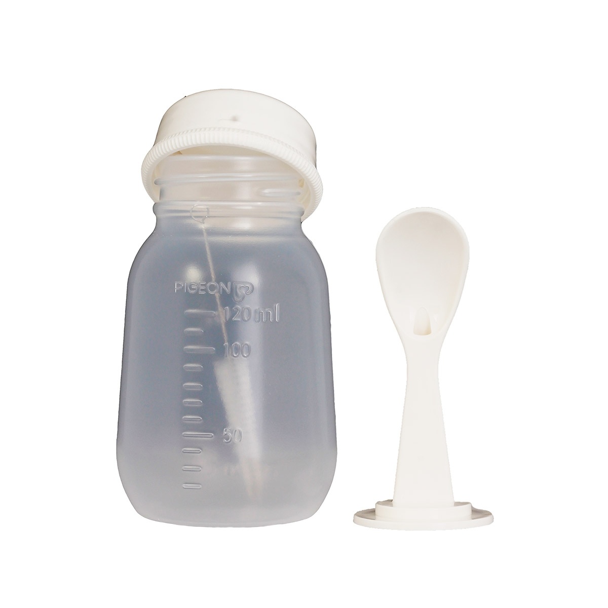 Bình tập ăn nhỏ 120CC Pigeon hình 1