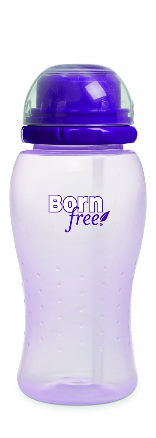 Bình uống nước Born Free có ống hút 410ml  hình 1