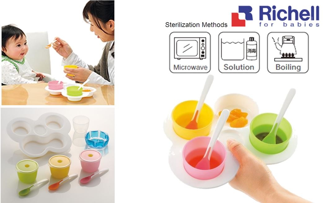 Bộ ăn dặm khởi đầu Richell RC41630 2