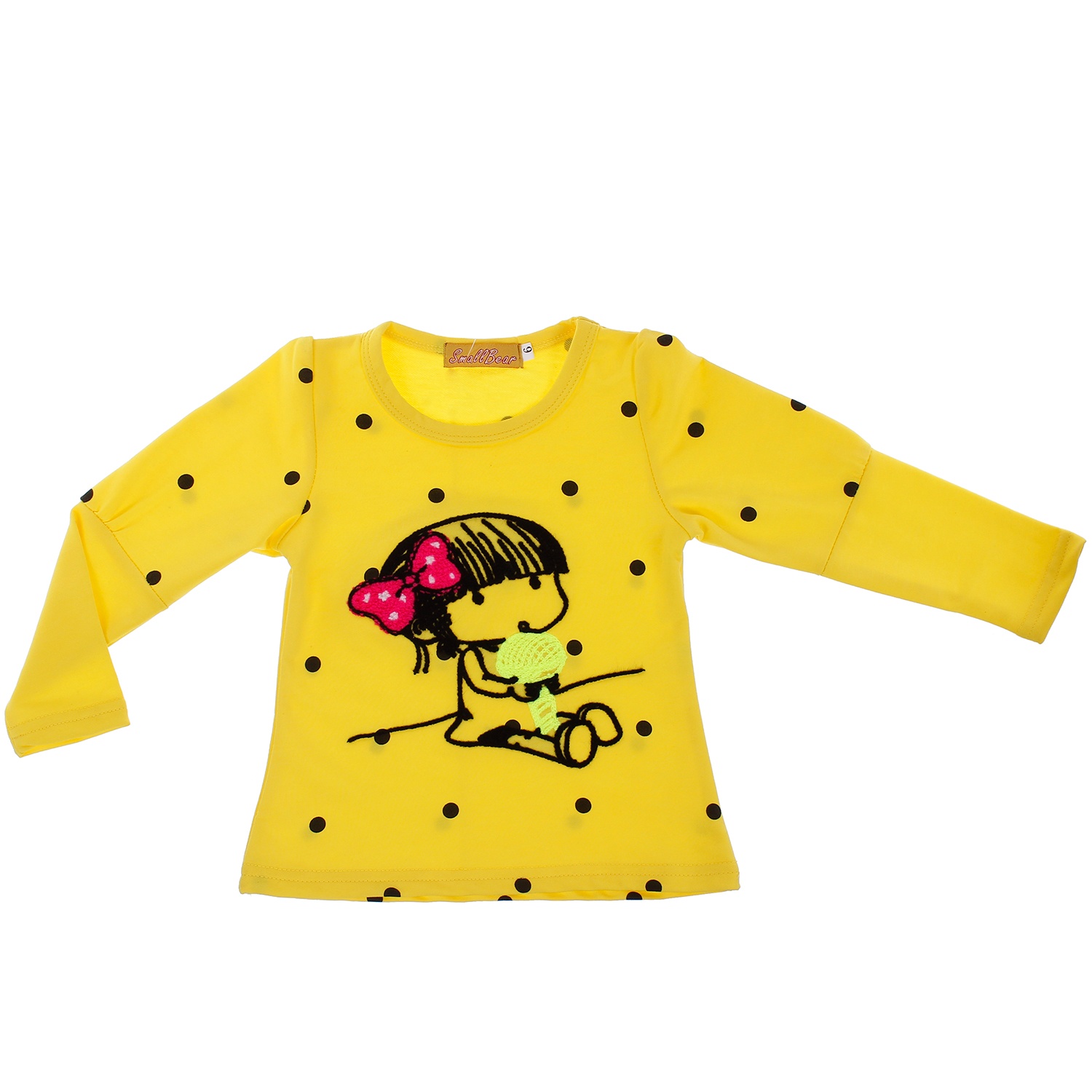 Bộ quần áo bé gái SmallBear 9012 hình 5