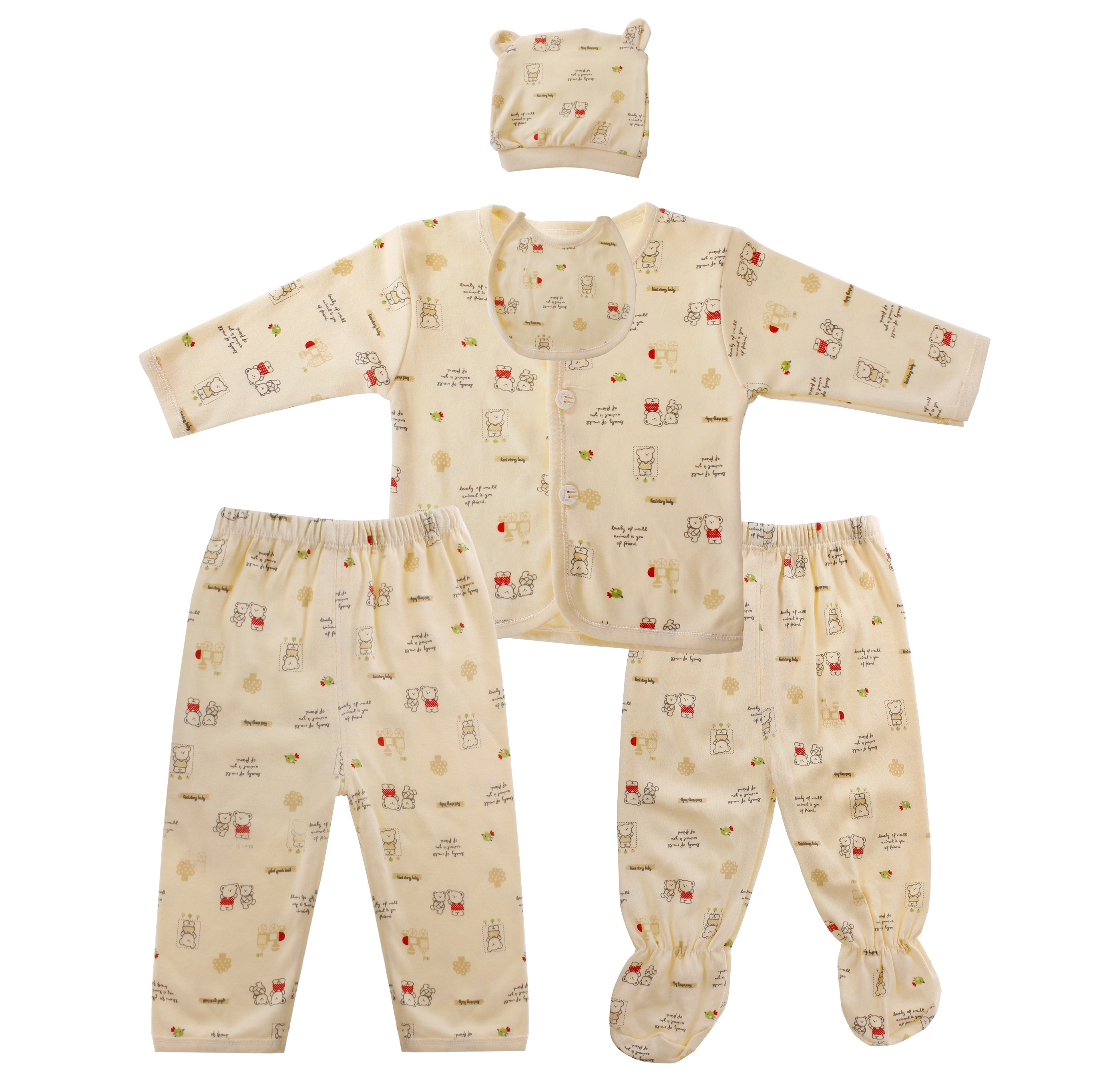 Bộ quần áo cotton 1009 BL hình 5