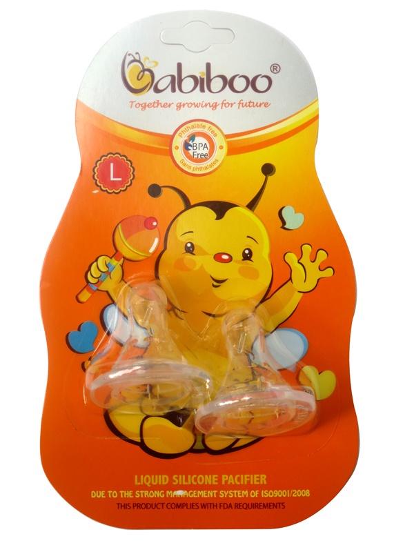 Núm ty silicone Babiboo BA810 (size S, M, L) hình 1