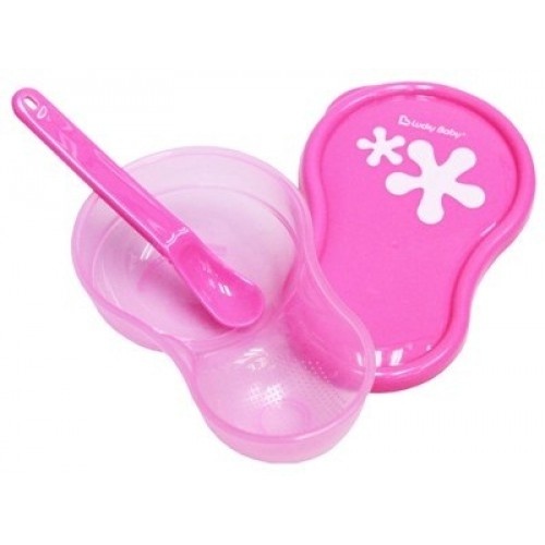 Chén muỗng nhựa Lucky Baby 506141 hình 3