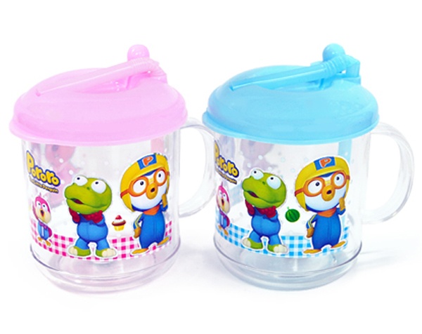 Cốc tập uống có ống hút Pororo 0989 hình 5