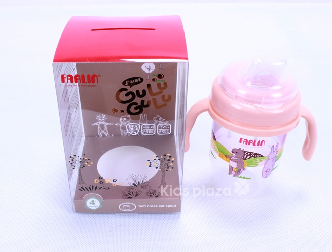 Cốc tập uống Gulu Gulu có đầu mút silicone (240cc) AET-012-B hình 2