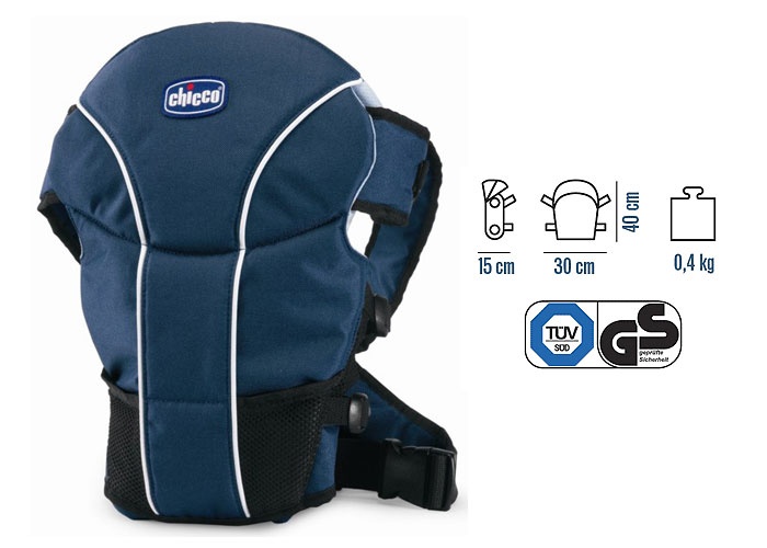 Địu Chicco Go Baby Carrier Wall Street hình 3