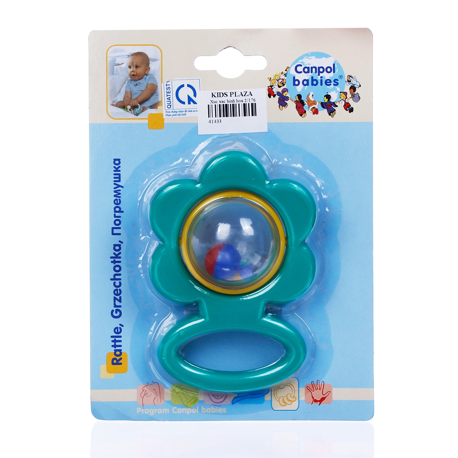 Đồ chơi xúc xắc hình bông hoa Canpol 2/176 hình 2