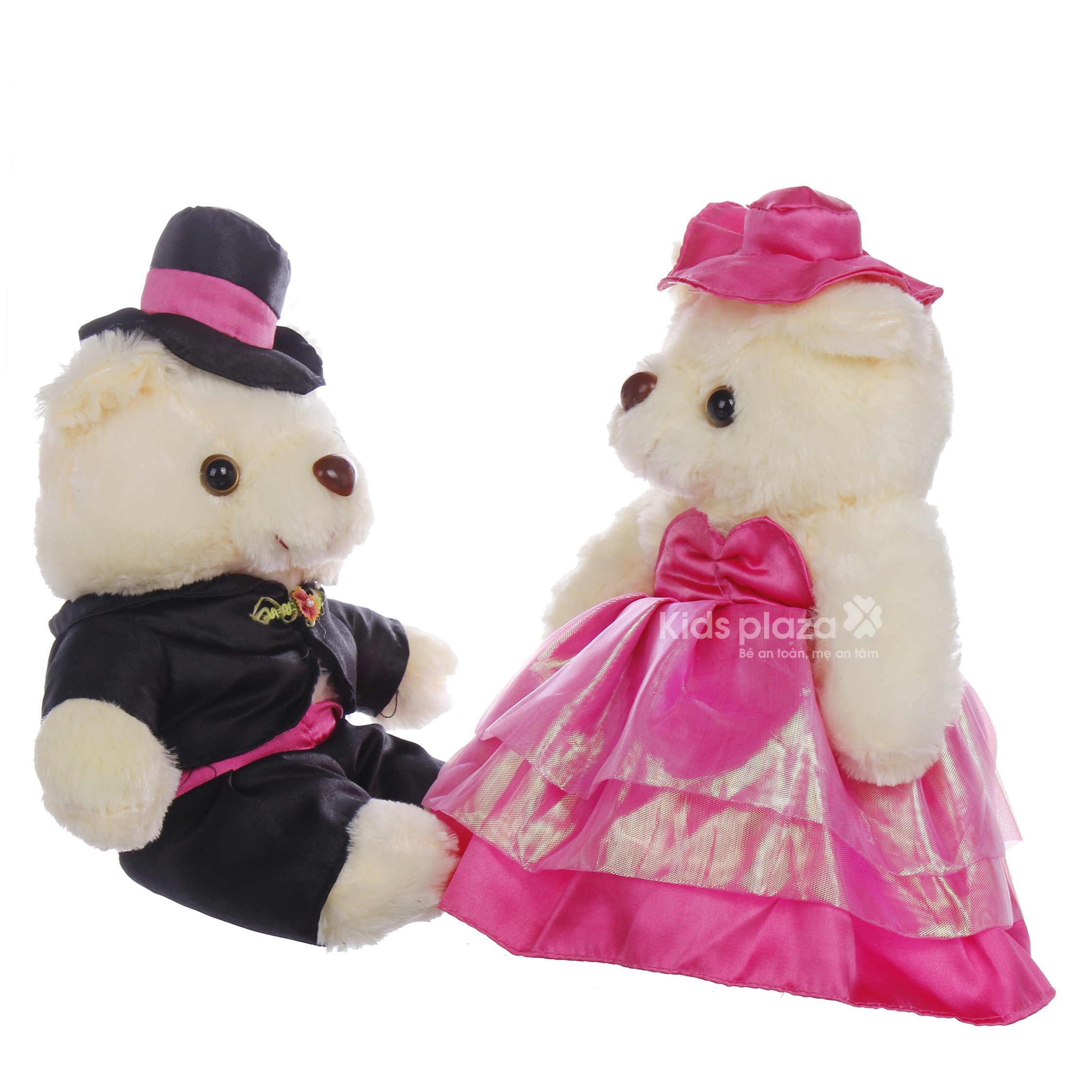 Đồ chơi thú bông gấu cô dâu chú rể KC hình 4