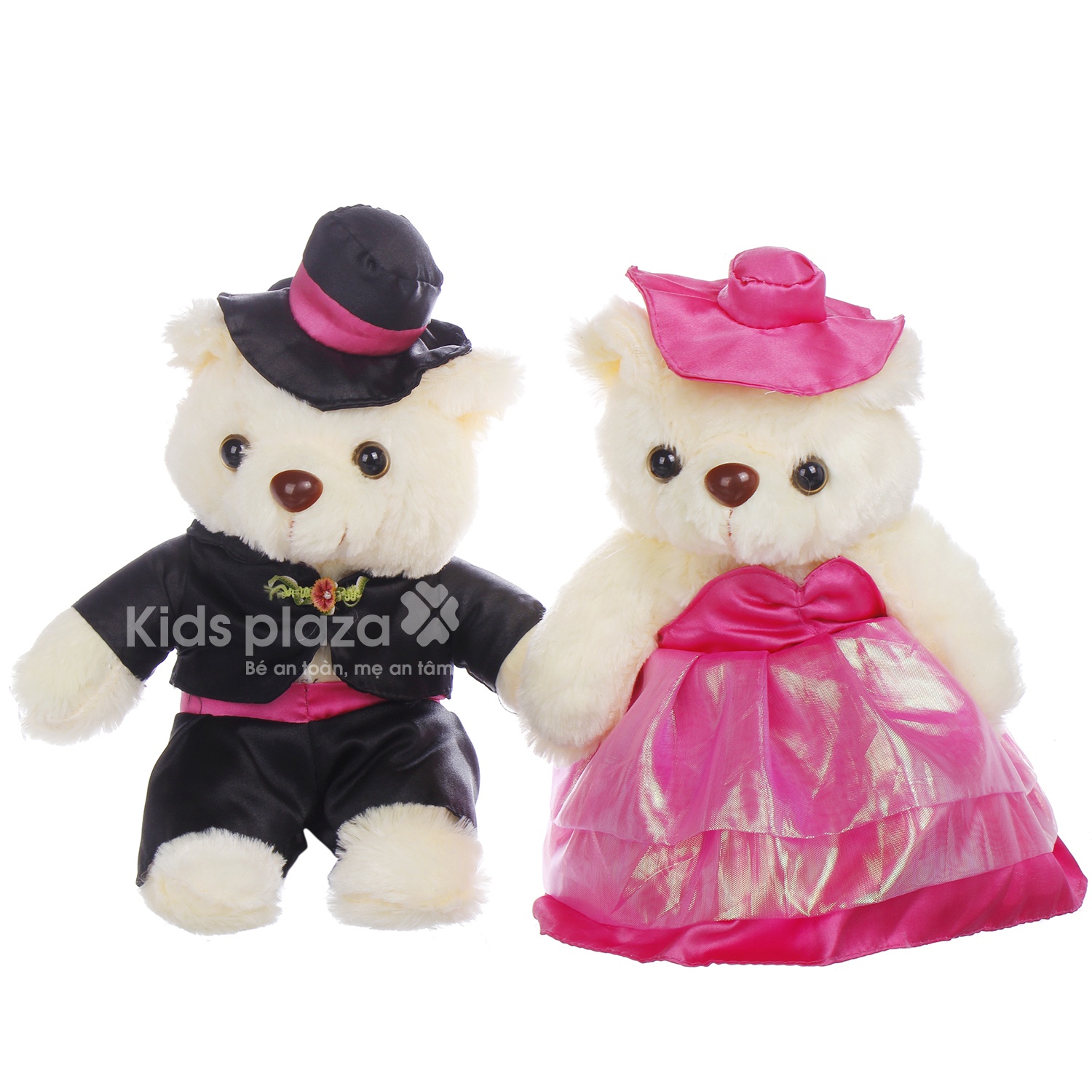 Đồ chơi thú bông gấu cô dâu chú rể KC hình 3
