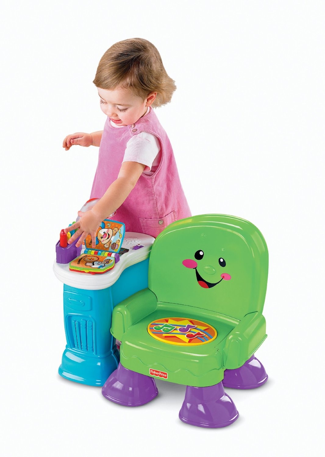 Ghế ngồi chơi và học Fisher-Price-L3479 Ghế ngồi chơi và học Fisher-Price Song and Story Learning Chair L3479 hình 2