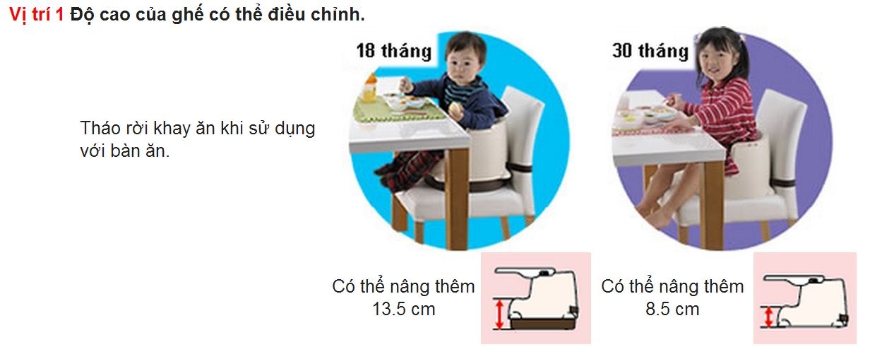 Ghế đúc liền khối Richell hình 2