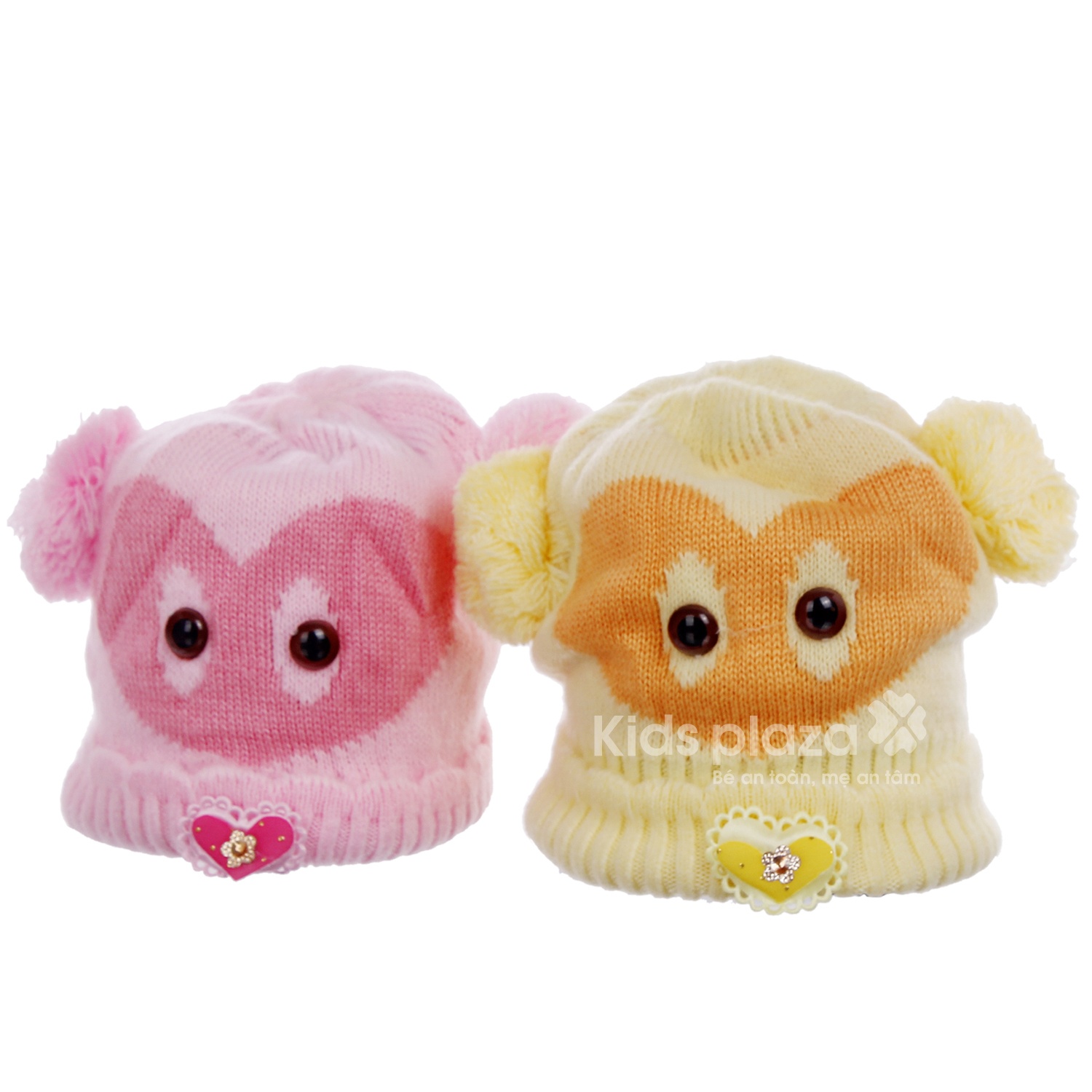 Mũ len cho bé hình trái tim hình 5