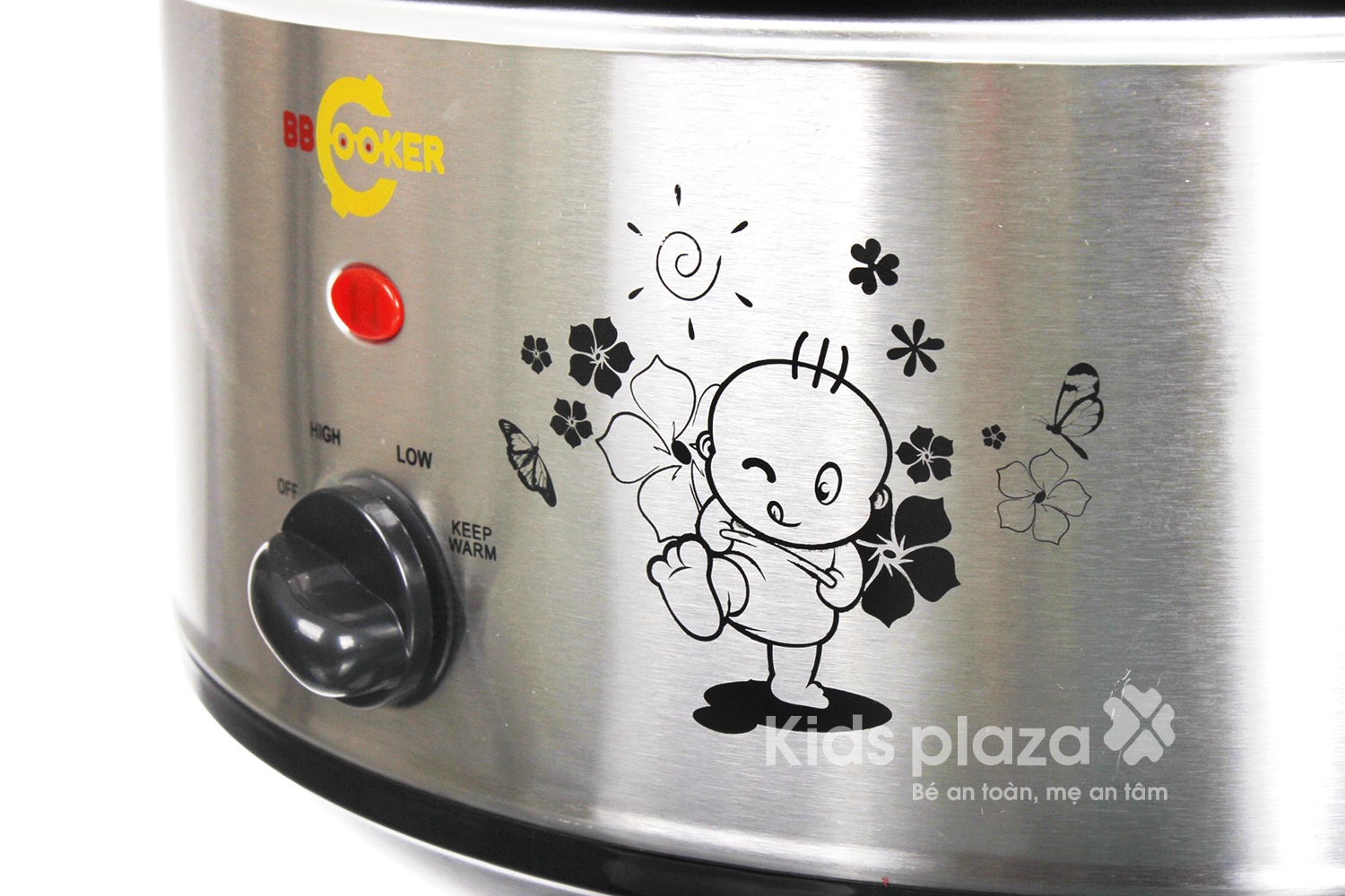 Nồi nấu chậm đa năng cho bé BBCooker Hàn Quốc 3.5l dễ dàng sử dụng