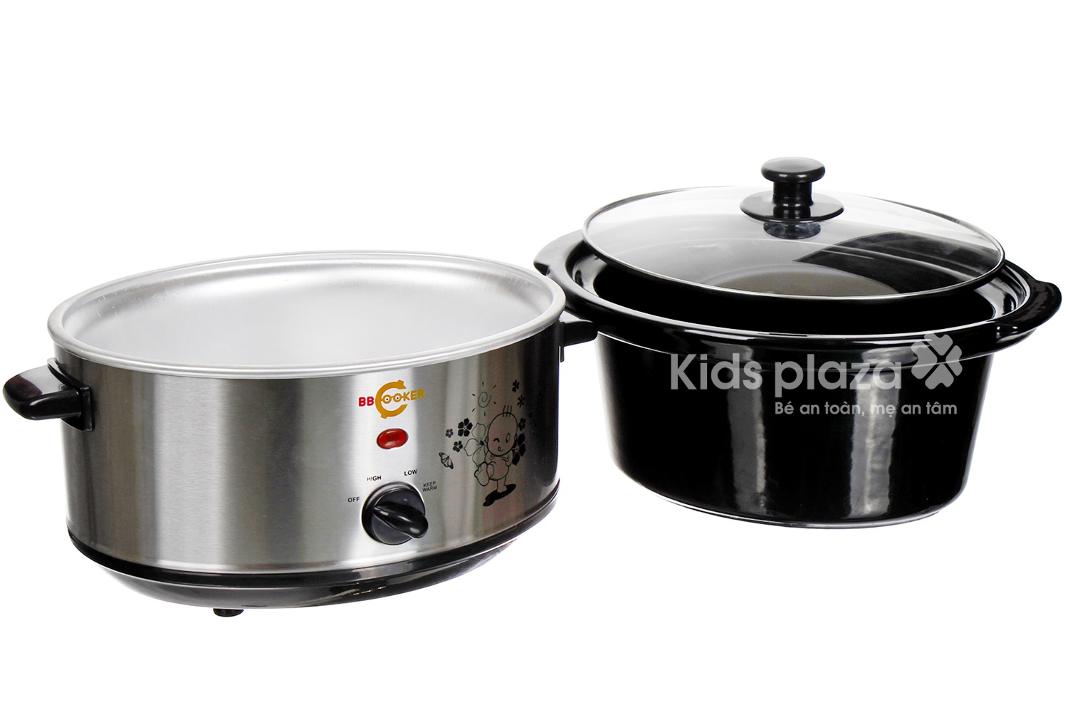 Nồi nấu chậm đa năng cho bé BBCooker Hàn Quốc 3.5l an toàn, tiện dụng