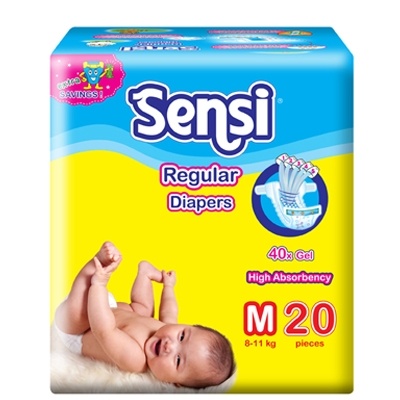 Tã dán Sensi Regular M20 (8 - 11Kg) 2
