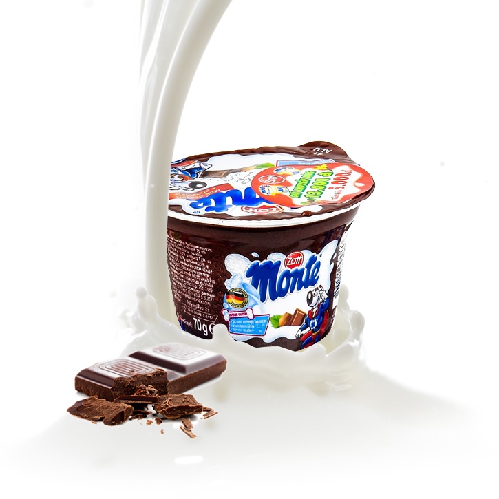 Váng sữa Monte Socola 70g (hũ) hình 1