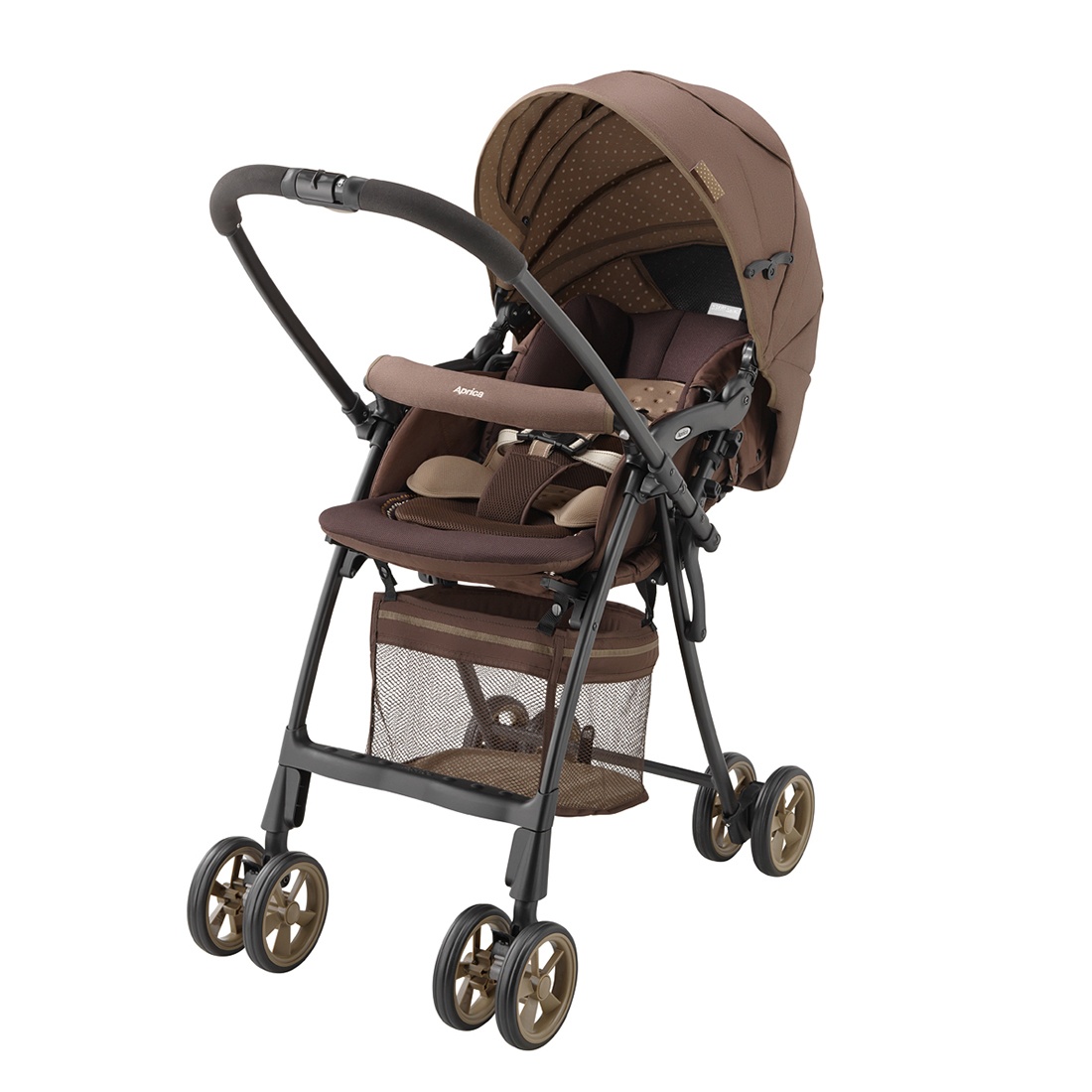 Xe đẩy trẻ em Aprica FLYLE dungaree BR (màu nâu) hình 10