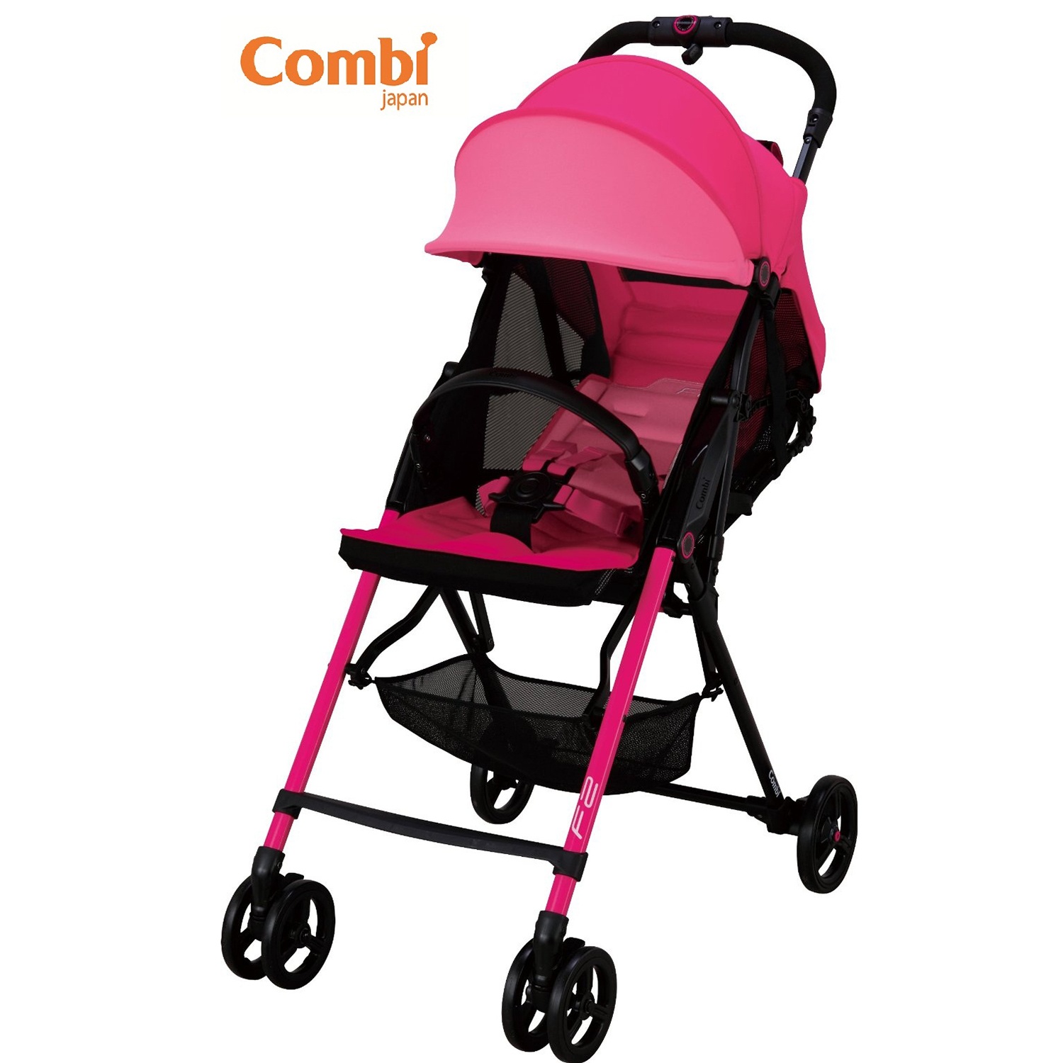 Xe đẩy Combi F2 Plus AD - 300 màu đỏ hình 2