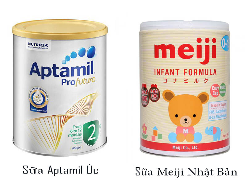 So sánh sữa Meiji và Aptamil Úc có những đặc điểm nào giống nhau? -