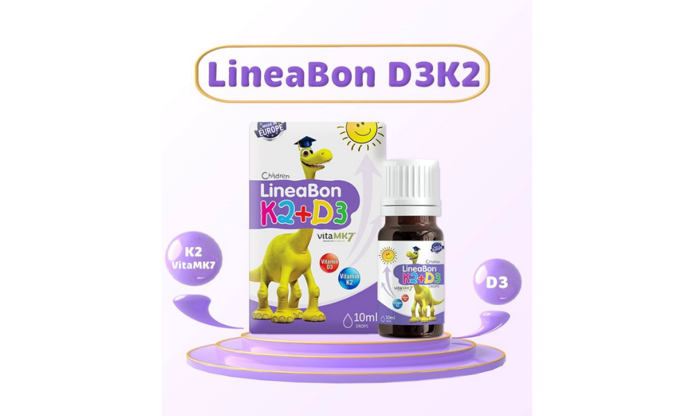 Vitamin D3 và K2 trong LineaBon K2+D3 có vai trò gì đối với sức khỏe? 
