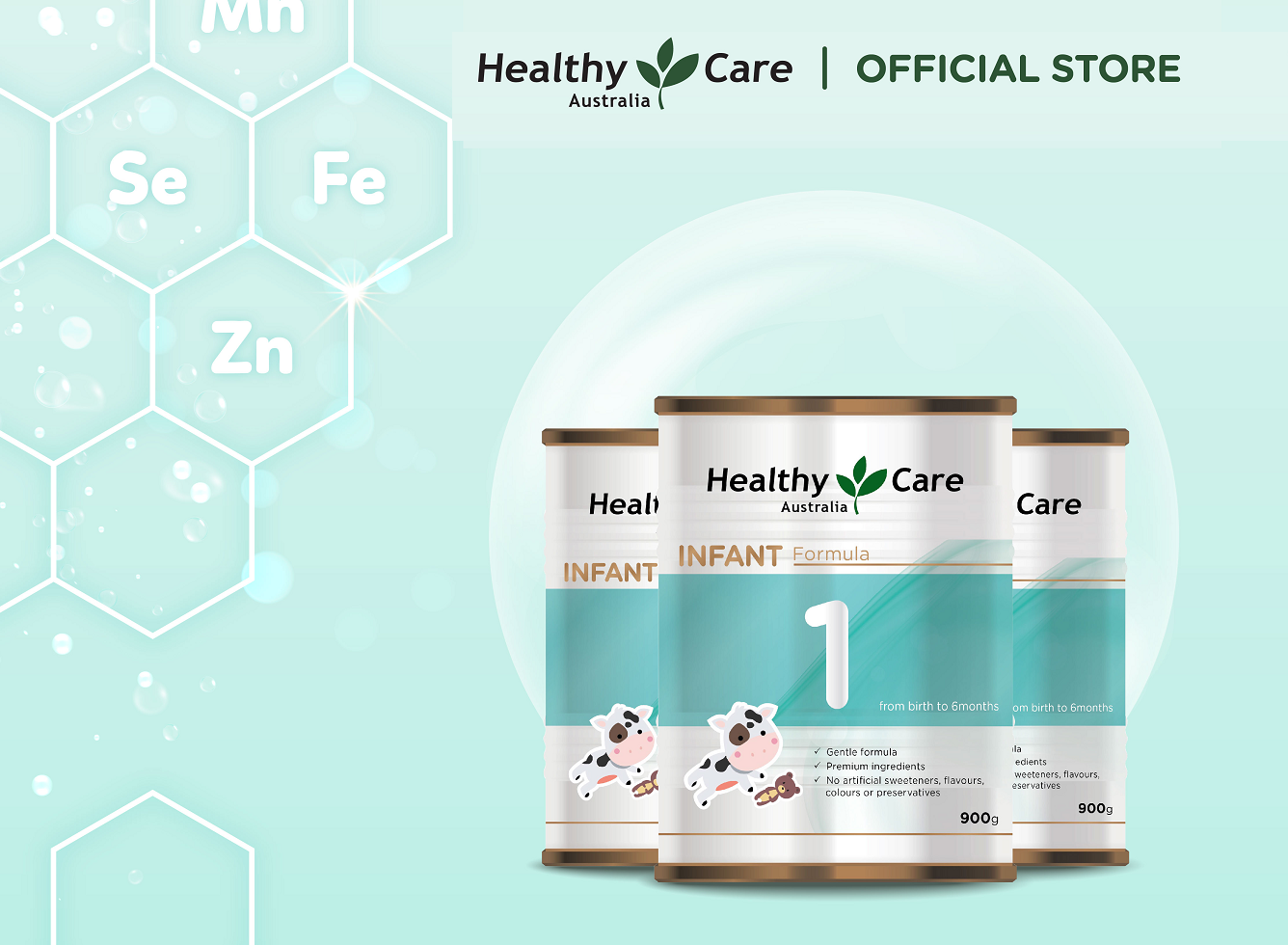 Sữa Healthy Care là 1 trong những dòng sữa tốt cho bé từ 0 đến 6 tháng