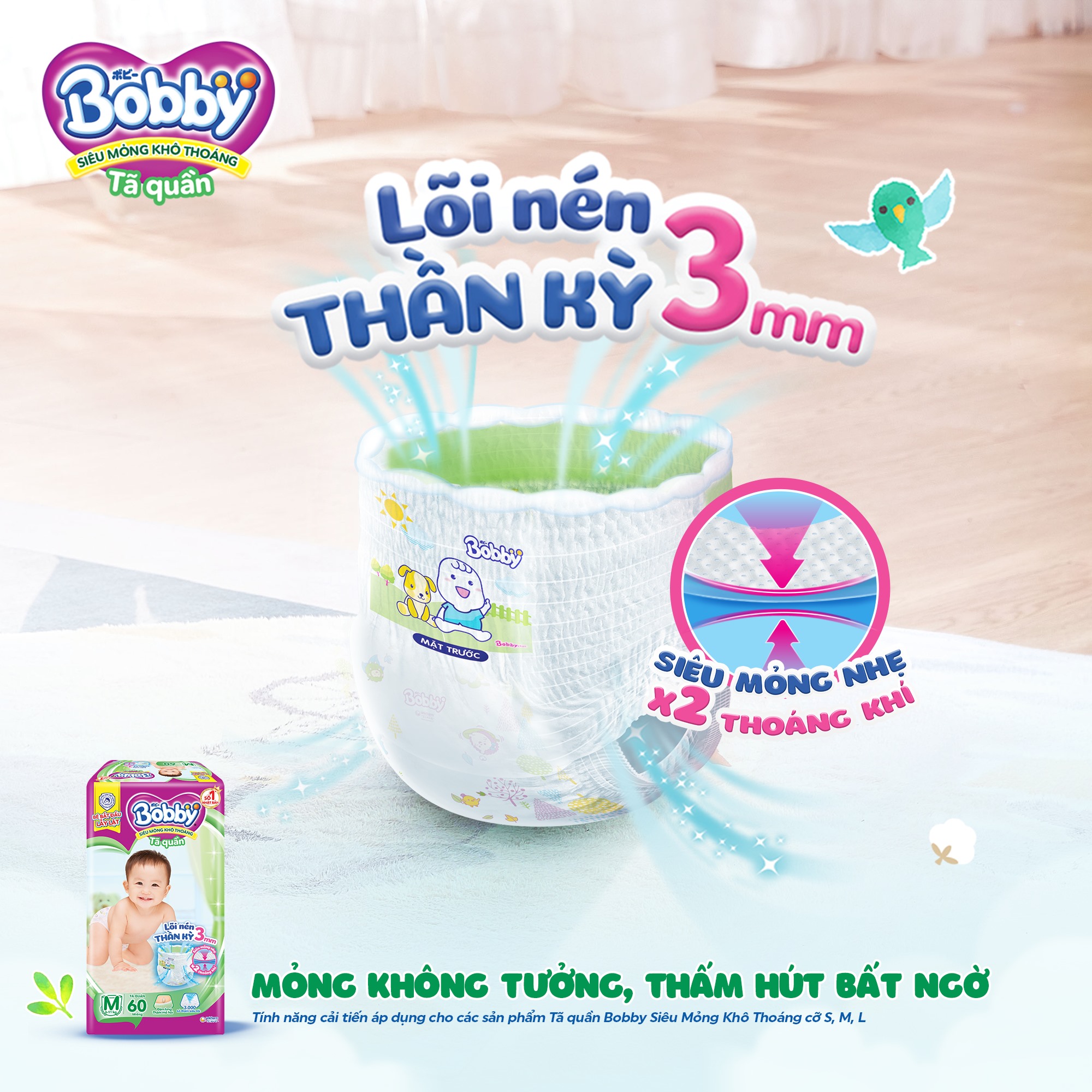 Giải đáp bỉm bobby có bị hăm không cực chi tiết