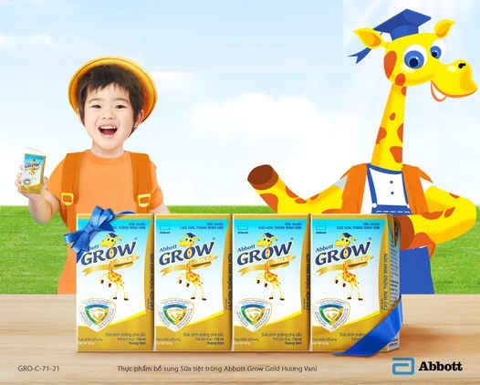 Abbott Grow hươu cao cổ giúp bé tăng trưởng chiều cao cho bé từ 1 tuổi