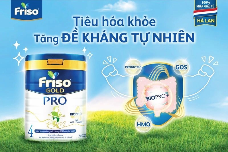 Sữa Friso Gold Pro pha với nước bao nhiêu độ