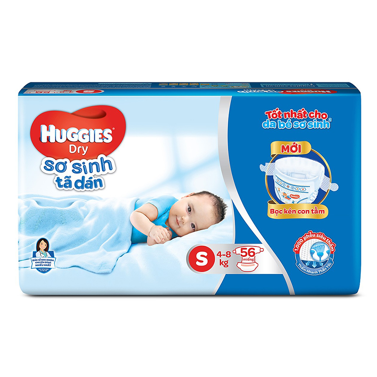 bỉm tã dán huggies size s